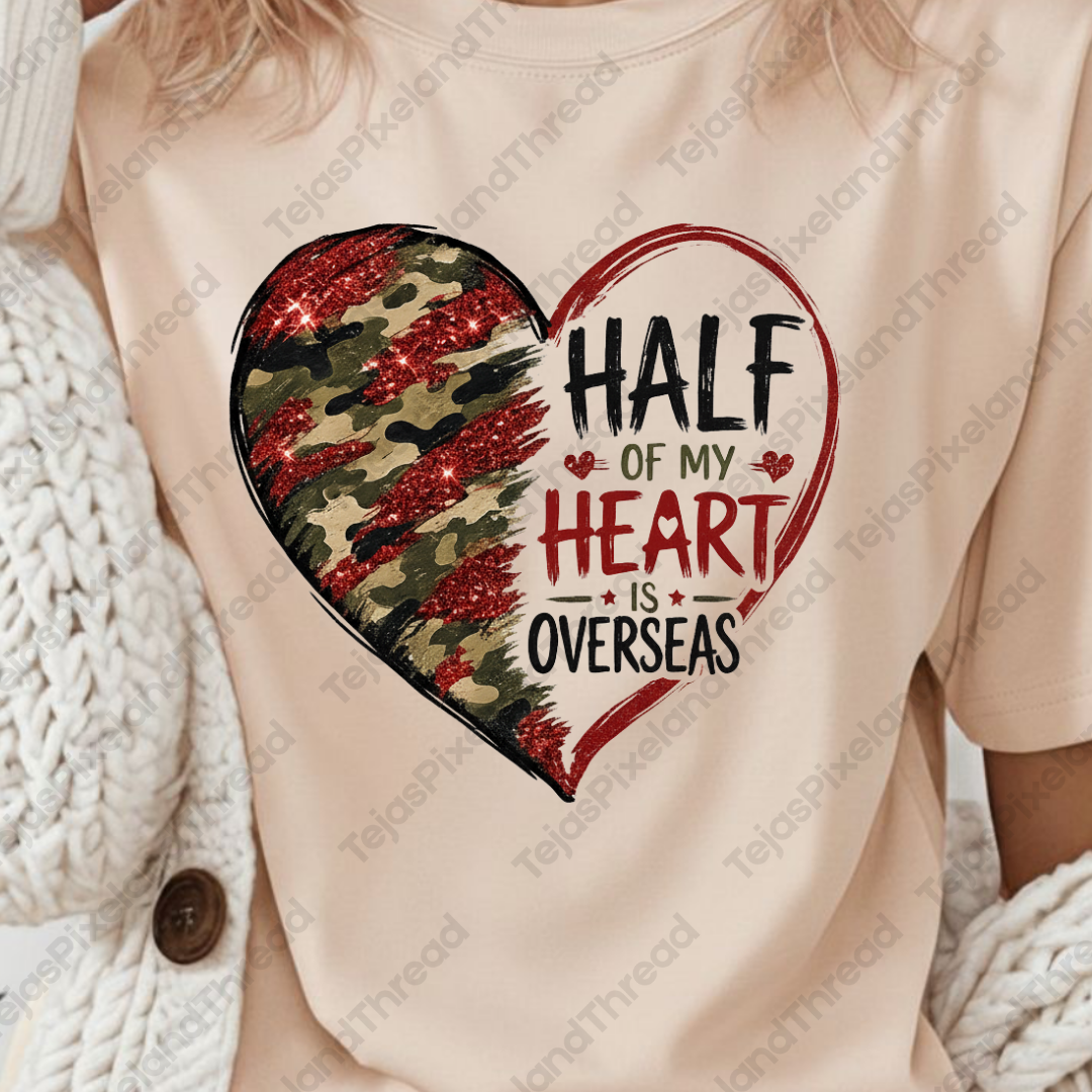 Half of My Heart Military PNG